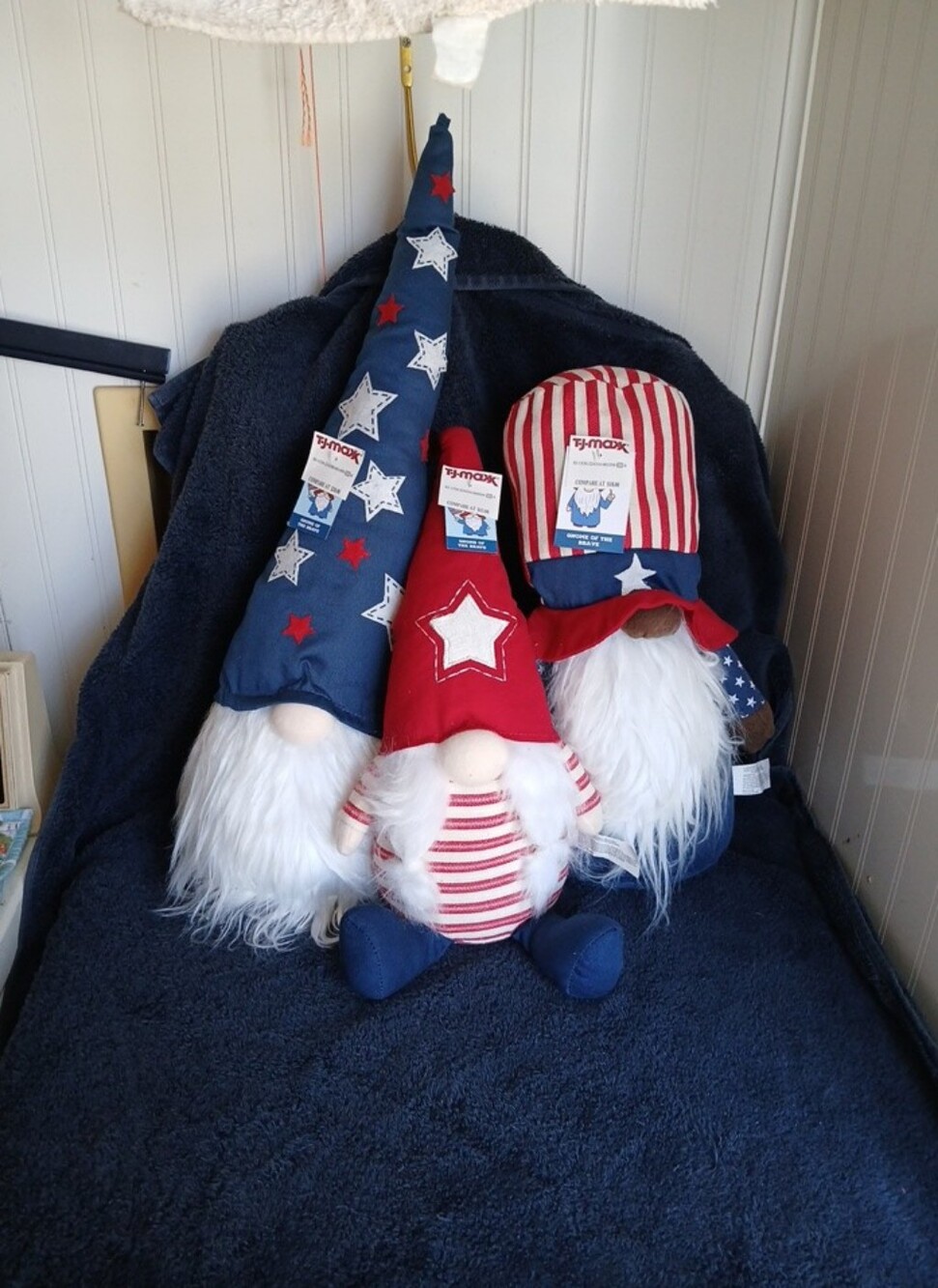 T.J.Maxx Patriotic Gnome Trio Plush Décor - Red, White & Blue